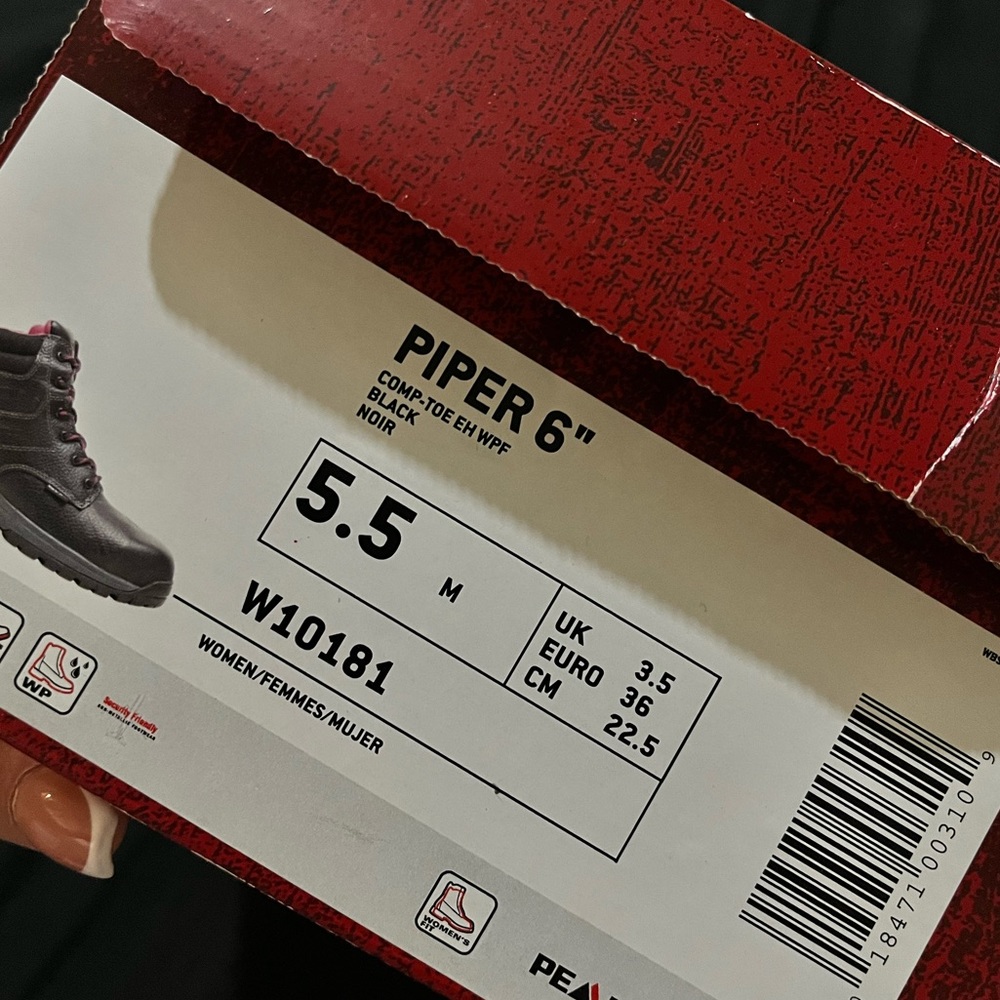 WOMEN'S WOLVERINE PIPER WATERPROOF COMPOSITE-TOE 6" WORK BOOT